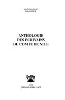 Cover for Anthologie des ećrivains du comté de Nice