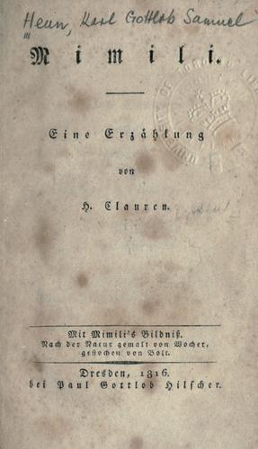Cover for Mimili