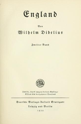 Cover for England