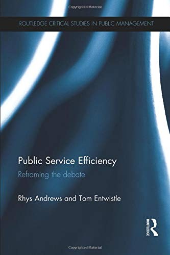 Cover for Public Service Efficiency