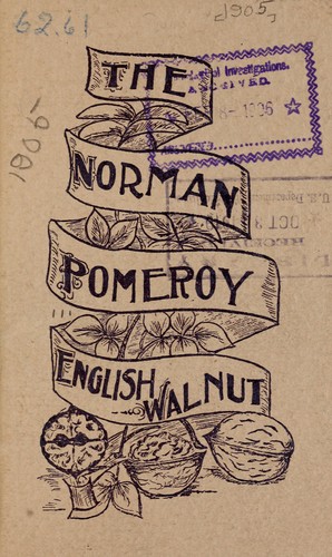 Cover for The Norman Pomeroy English walnut
