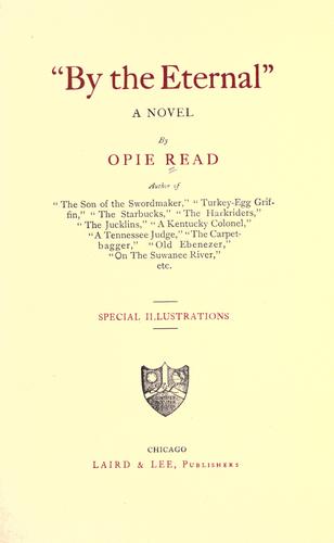 Cover for "By the eternal"