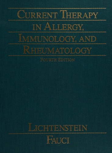 Cover for Current Therapy in Allergy, Immunology and Rheumatology (Current Therapy Series)