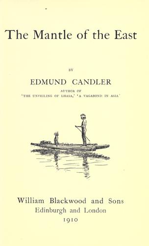 Cover for The mantle of the East