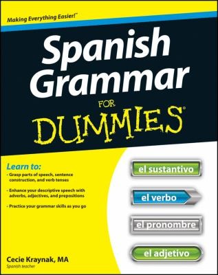 Cover for Spanish Grammar For Dummies