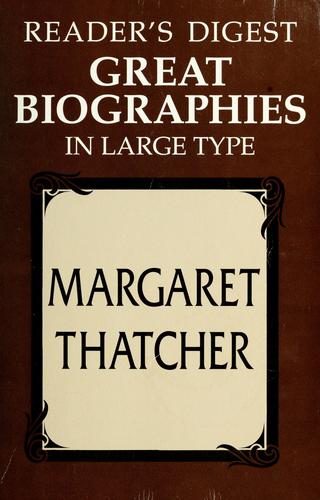 Cover for Reader's Digest Great biographies in large type