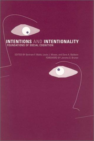 Cover for Intentions and Intentionality