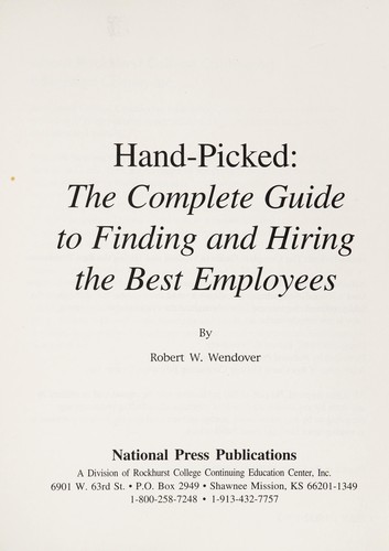 Cover for Hand-picked