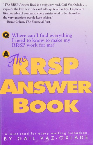 Cover for The RRSP answer book