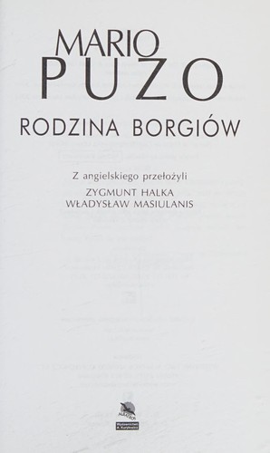 Cover for Rodzina Borgiów