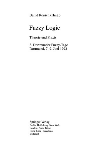Cover for Fuzzy Logic