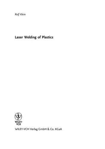 Cover for Laser welding of plastics