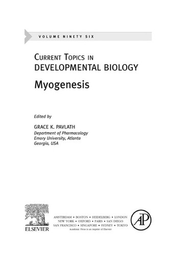 Cover for Myogenesis