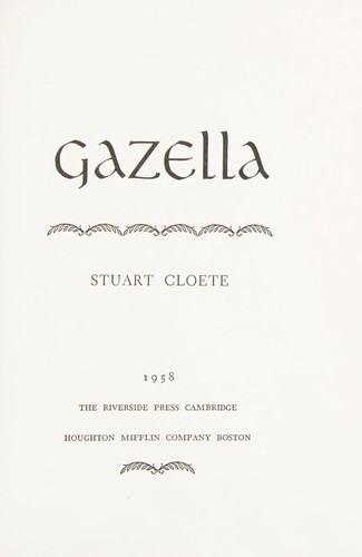 Cover for Gazella.