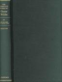 Cover for The Complete Works of Oscar Wilde: Volume 3: The Picture of Dorian Gray