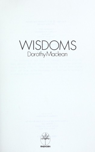 Cover for Wisdoms