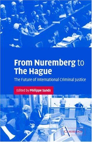 Cover for From Nuremberg to The Hague