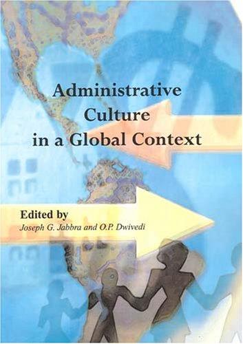 Cover for Administrative Culture in a Global Context