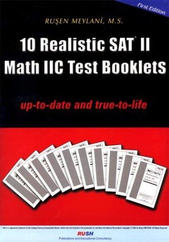 Cover for 10 Realistic SAT II Math IIC Test Booklets