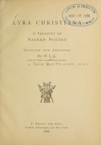 Cover for Lyra Christiana