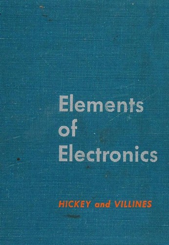 Cover for Elements of electronics