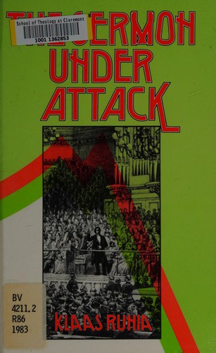 Cover for The Sermon Under Attack (Moore College Lectures)
