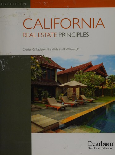 Cover for California real estate principles