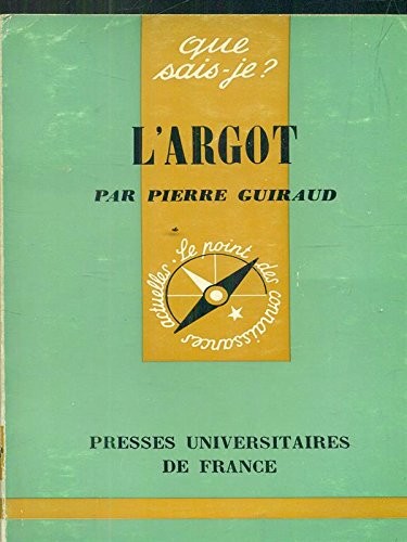 Cover for L'Argot