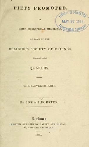 Cover for Piety promoted