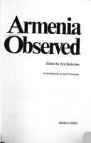 Cover for Armenia observed