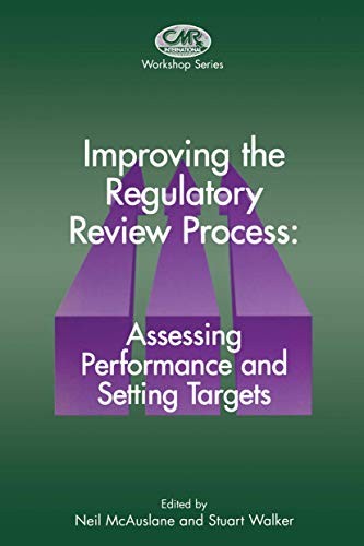 Cover for Improving the Regulatory Review Process
