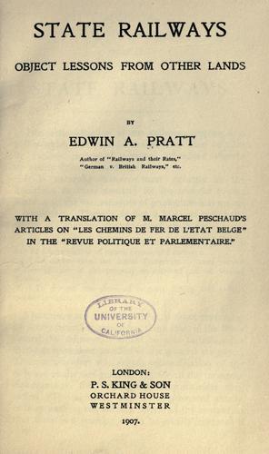 Cover for State railways