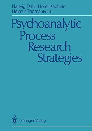 Cover for Psychoanalytic Process Research Strategies