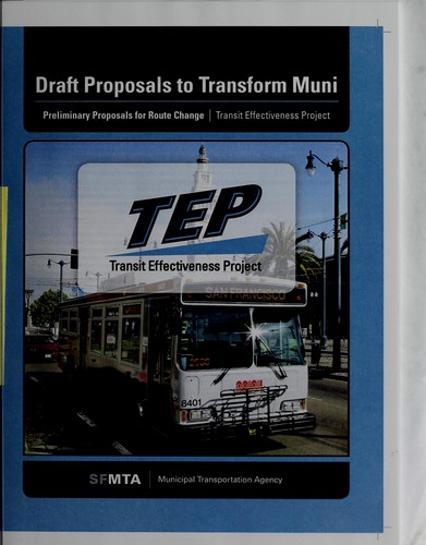 Cover for TEP, transit effectiveness project