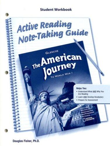 Cover for The American Journey To World War 1, Active Reading Note-Taking Guide, Student Workbook