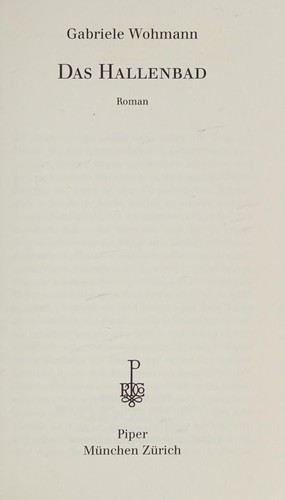 Cover for Das Hallenbad