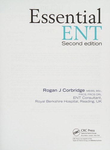 Cover for Essential ENT
