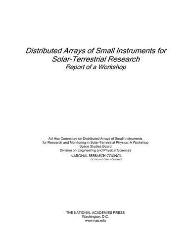 Cover for Distributed arrays of small instruments for solar-terrestrial research