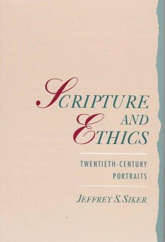Cover for Scripture and Ethics