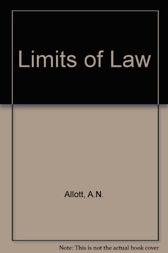 Cover for The limits of law