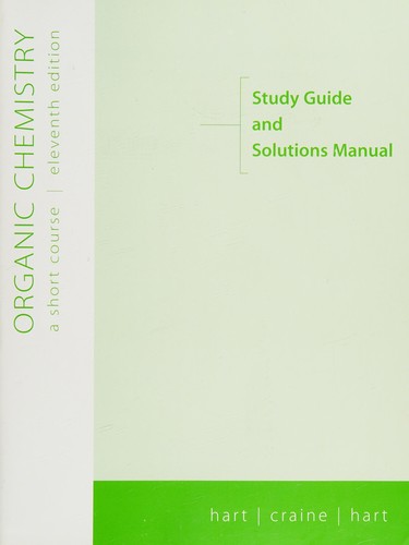Cover for Study guide and solutions manual for Organic chemistry: a short course, 11th edition