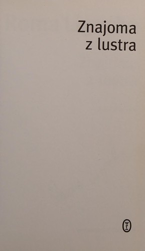 Cover for Znajoma z lustra