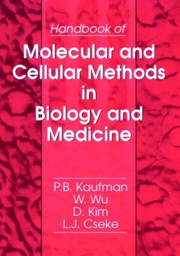 Cover for Handbook of molecular and cellular methods in biology and medicine