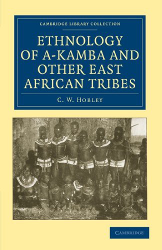 Cover for Ethnology of A-Kamba and Other East African Tribes