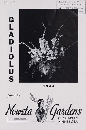 Cover for Gladiolus, 1944