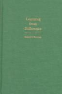 Cover for Learning from difference