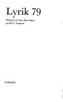 Cover for Lyrik 79