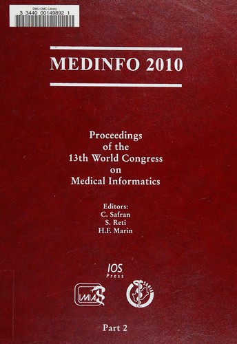 Cover for Medinfo 2010