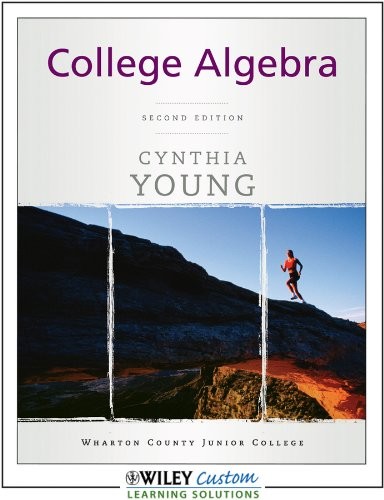 Cover for College Algebra 2nd Edition for Wharton College