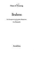 Cover for Brahms